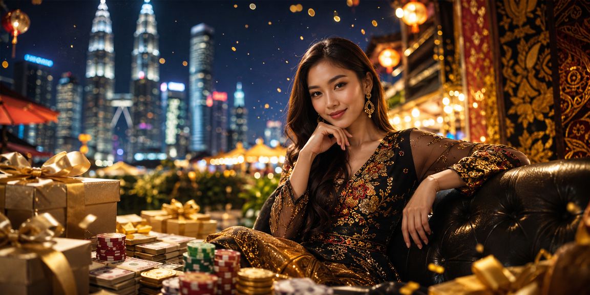 Suasana pertaruhan bergaya Malaysia di meja permainan Kuala Lumpur